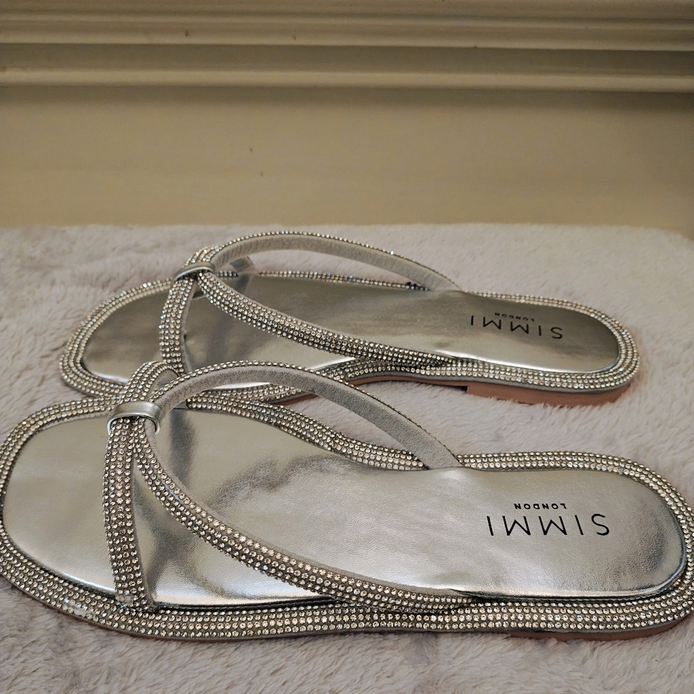 Simmi London Silver Women's Sandals